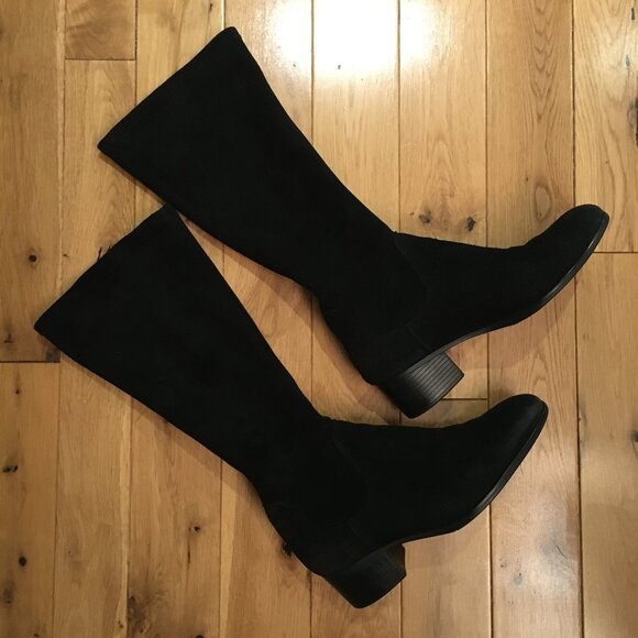 Bos. & Co. Black Witchy Rally Waterproof Pointy Toe Knee-High Boot - Picture 6 of 16